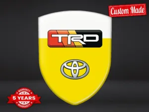 Toyota Emblème Bombé Finition Badges Haut de Gamme